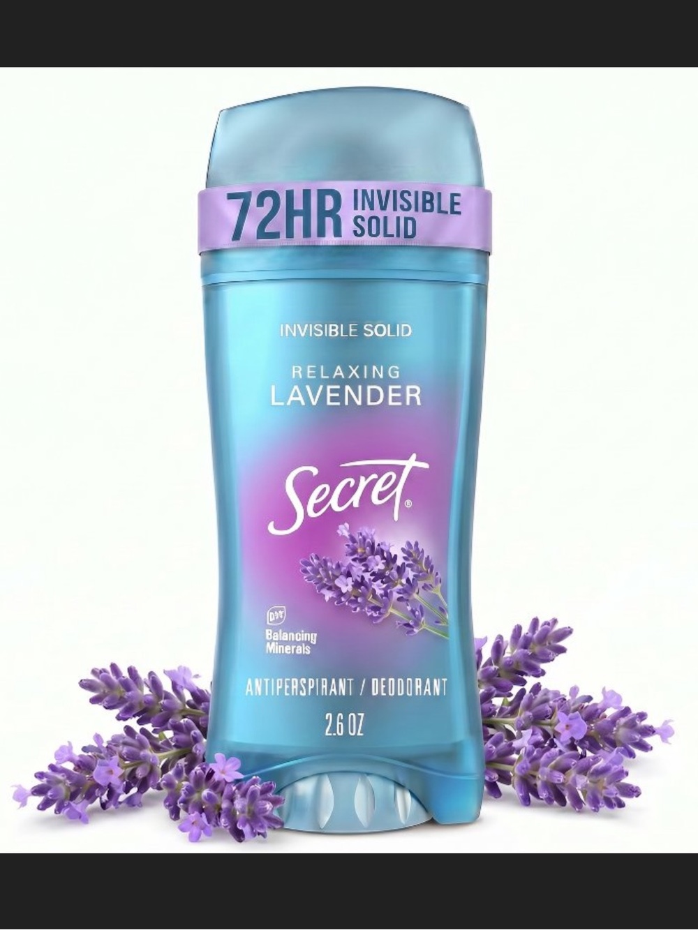 Relaxing Lavender Invisible Solid Antiperspirant Deodorant